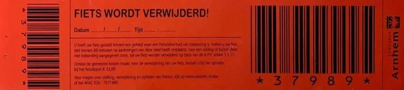 fietsen verwijderd1 gemeente arnhem