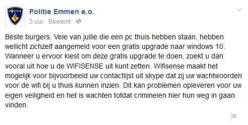 politie emmen windows10