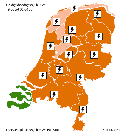 waarschuwing land 0 new