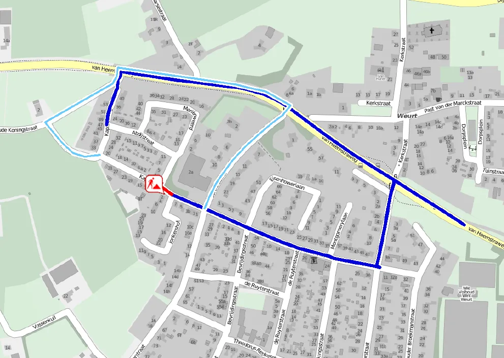 wegafsluiting kloosterhof