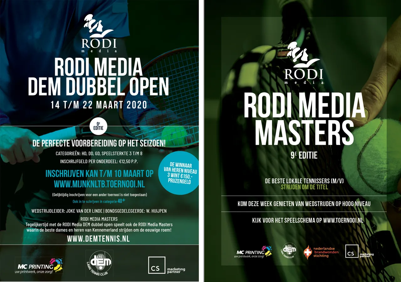 affiches tennis dem rodi