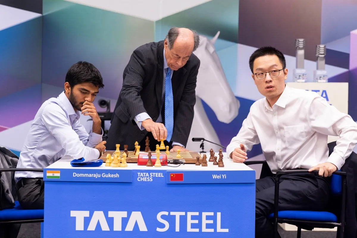 finale tiebreak tata steel chess tournament 2024 gukesh d vs wei yi