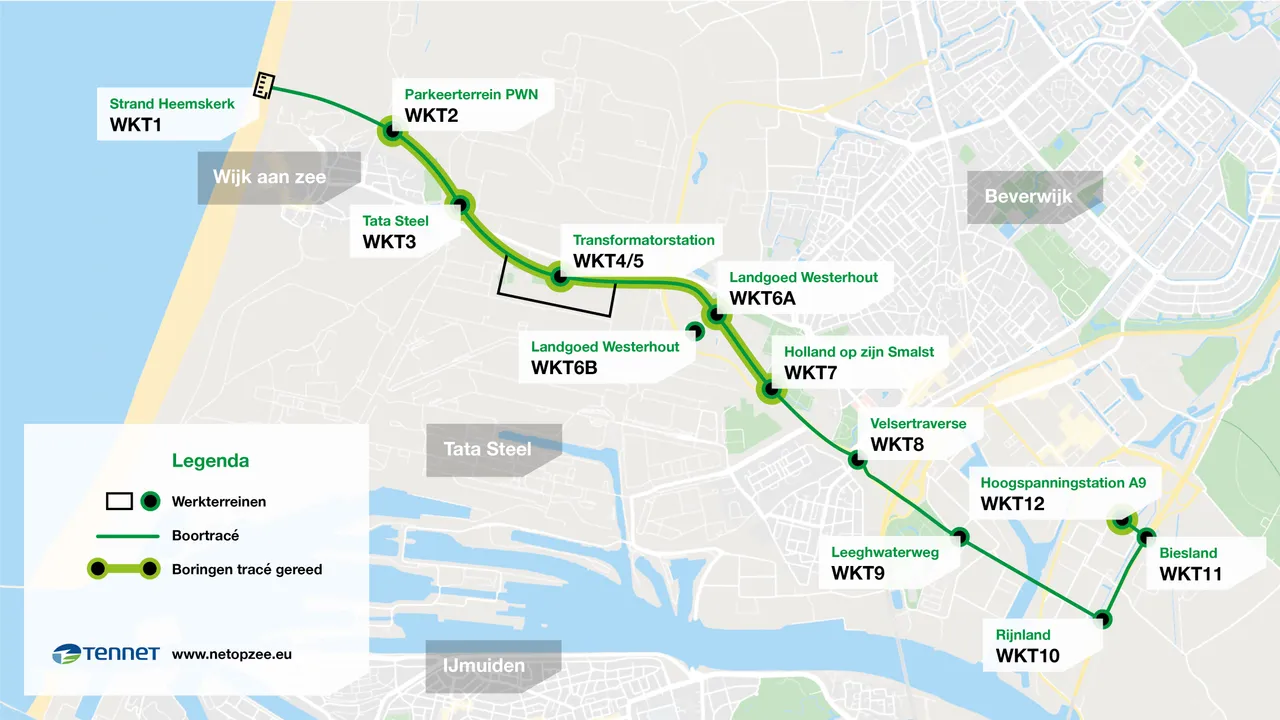 tennet werkterreinen progressie