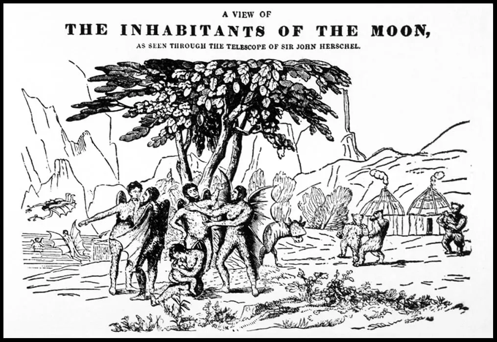 the inhabitants of the moon 1836 nh