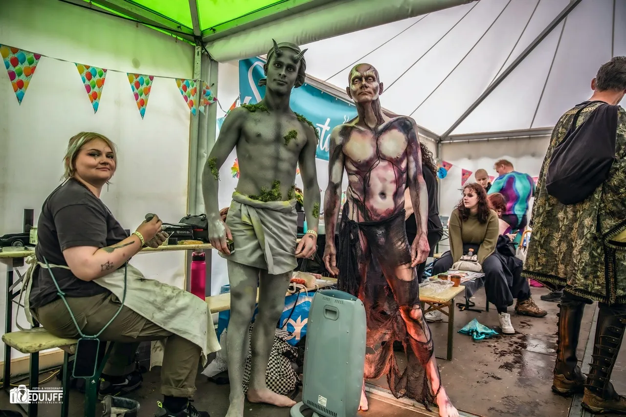 body paint art fraai