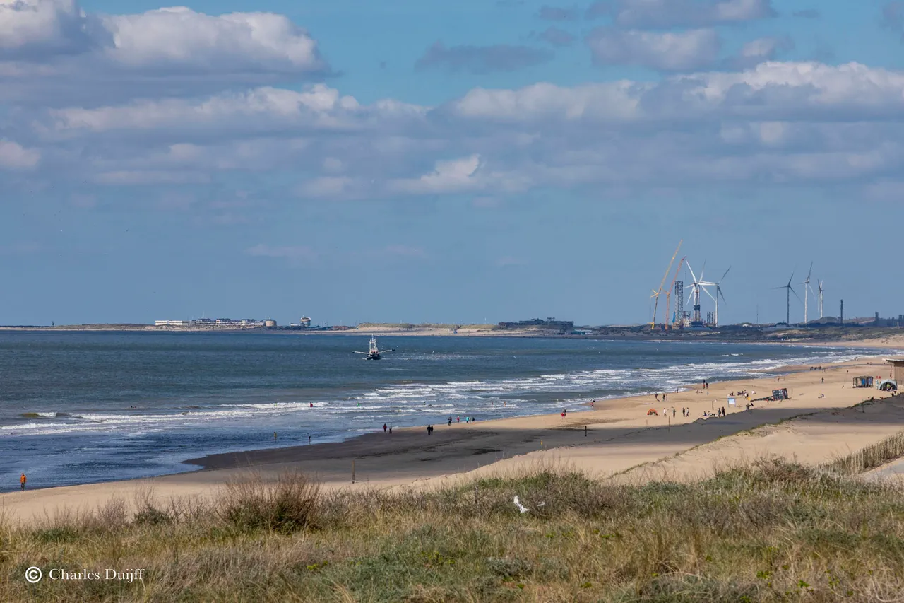 ijmuiden vanaf bloemendaal