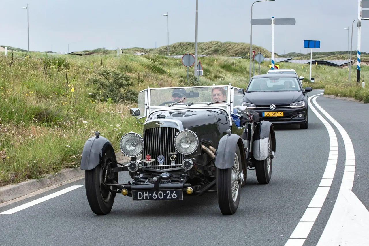 laatste auto in rij