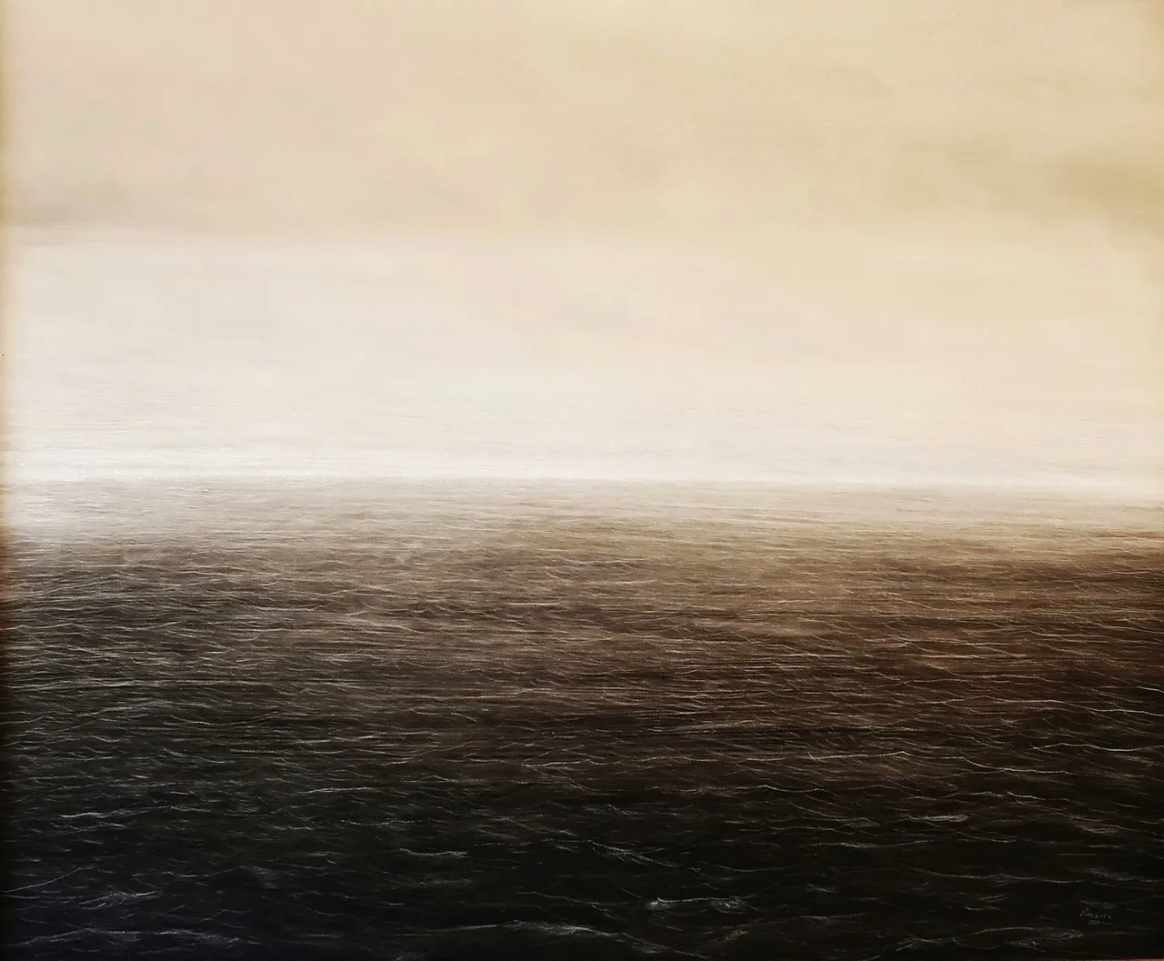 louis bondiau bright morning oil on panel 2021