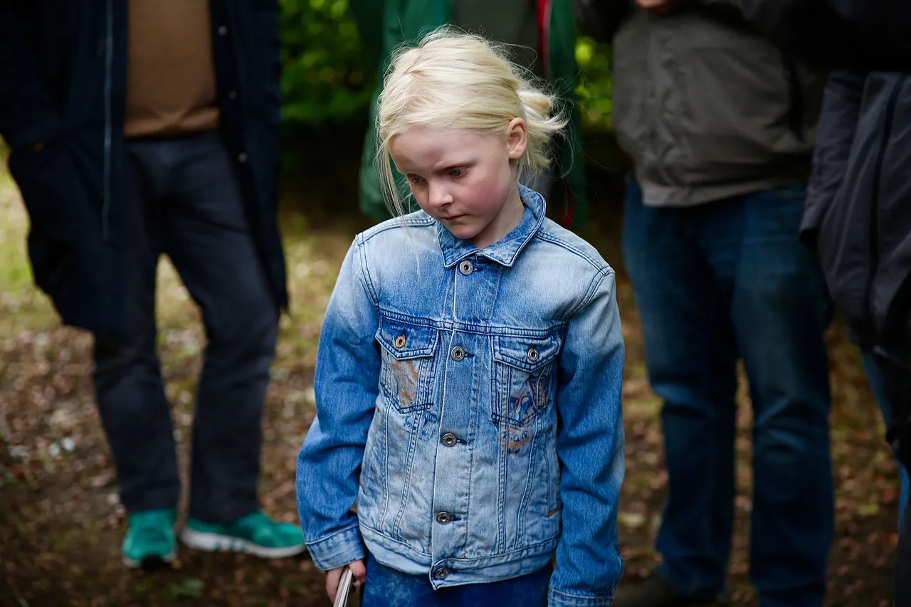 meisje blauw