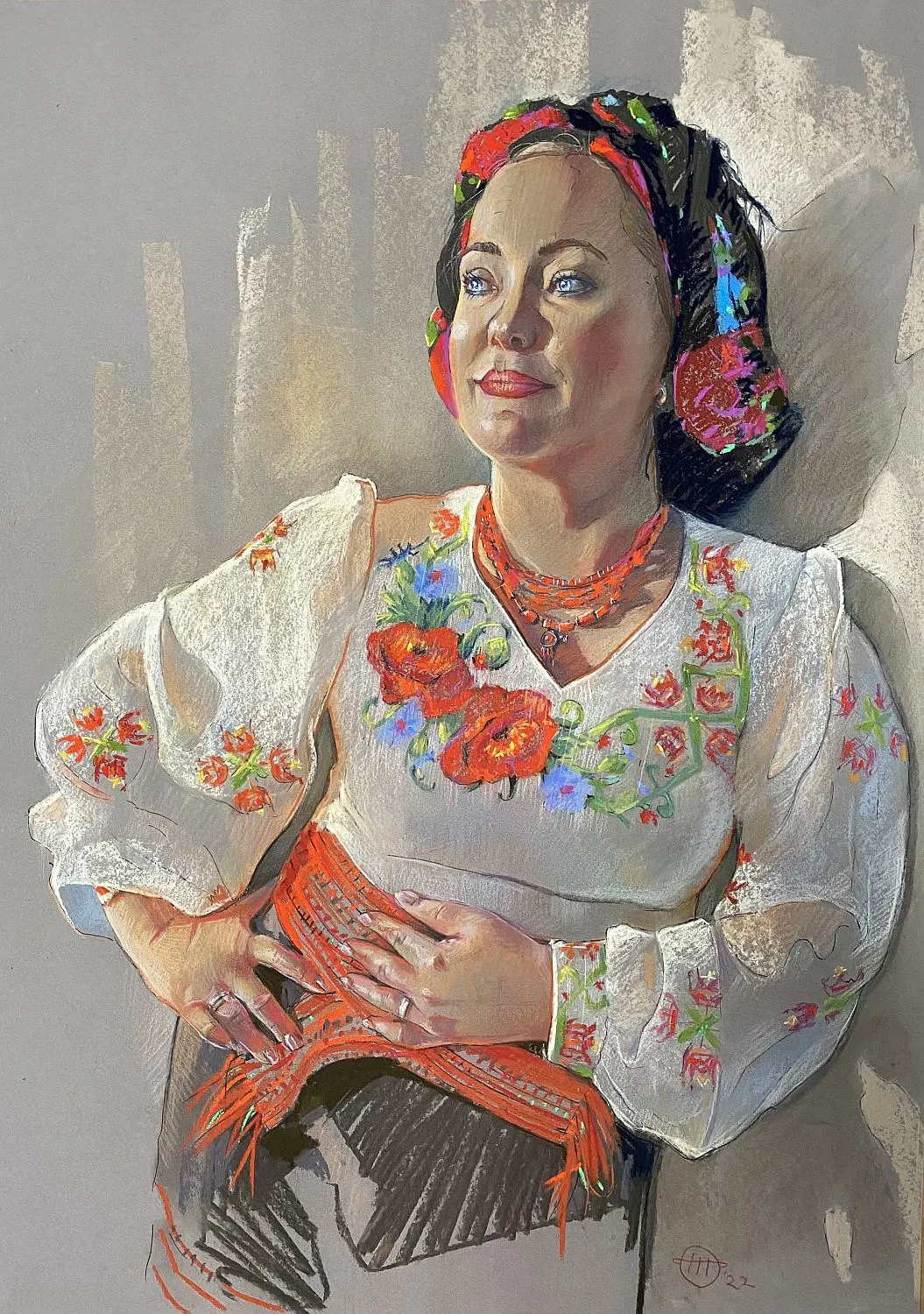 olga tolstova oekraiense vrouw pastel resized