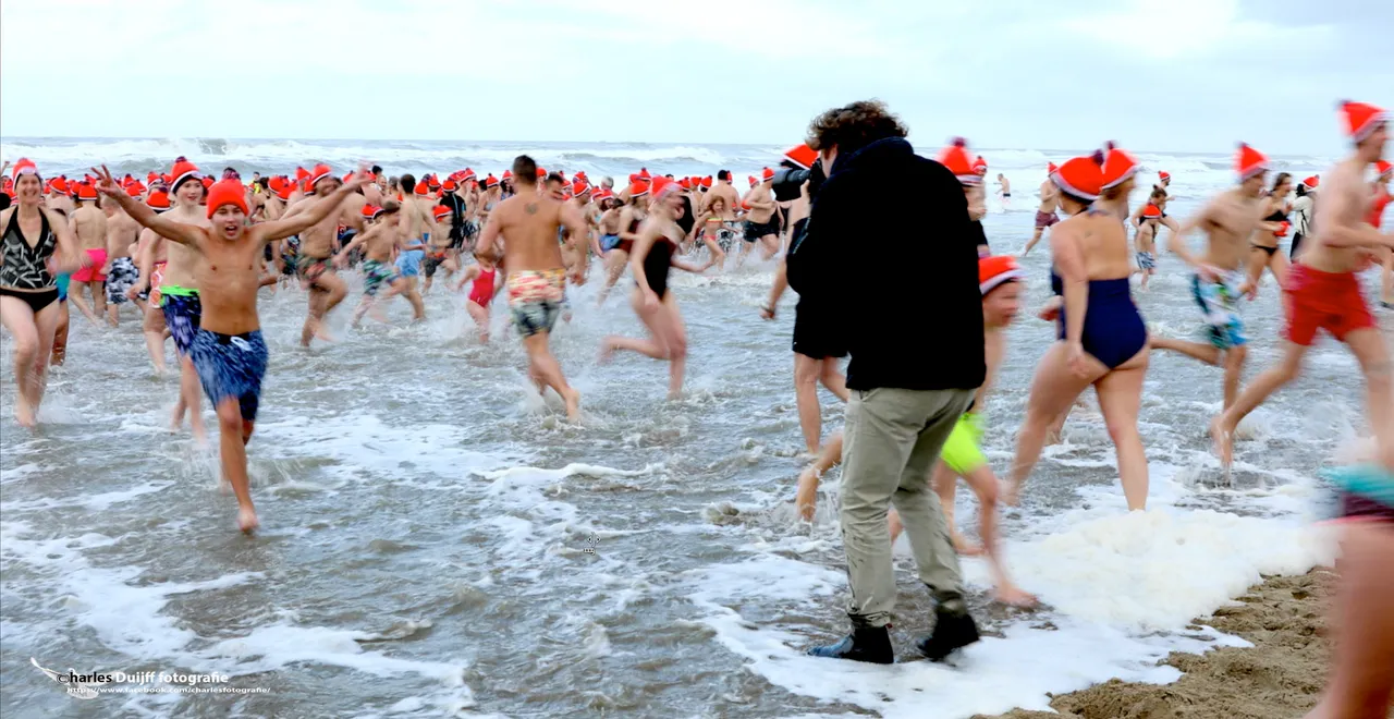 out of the water