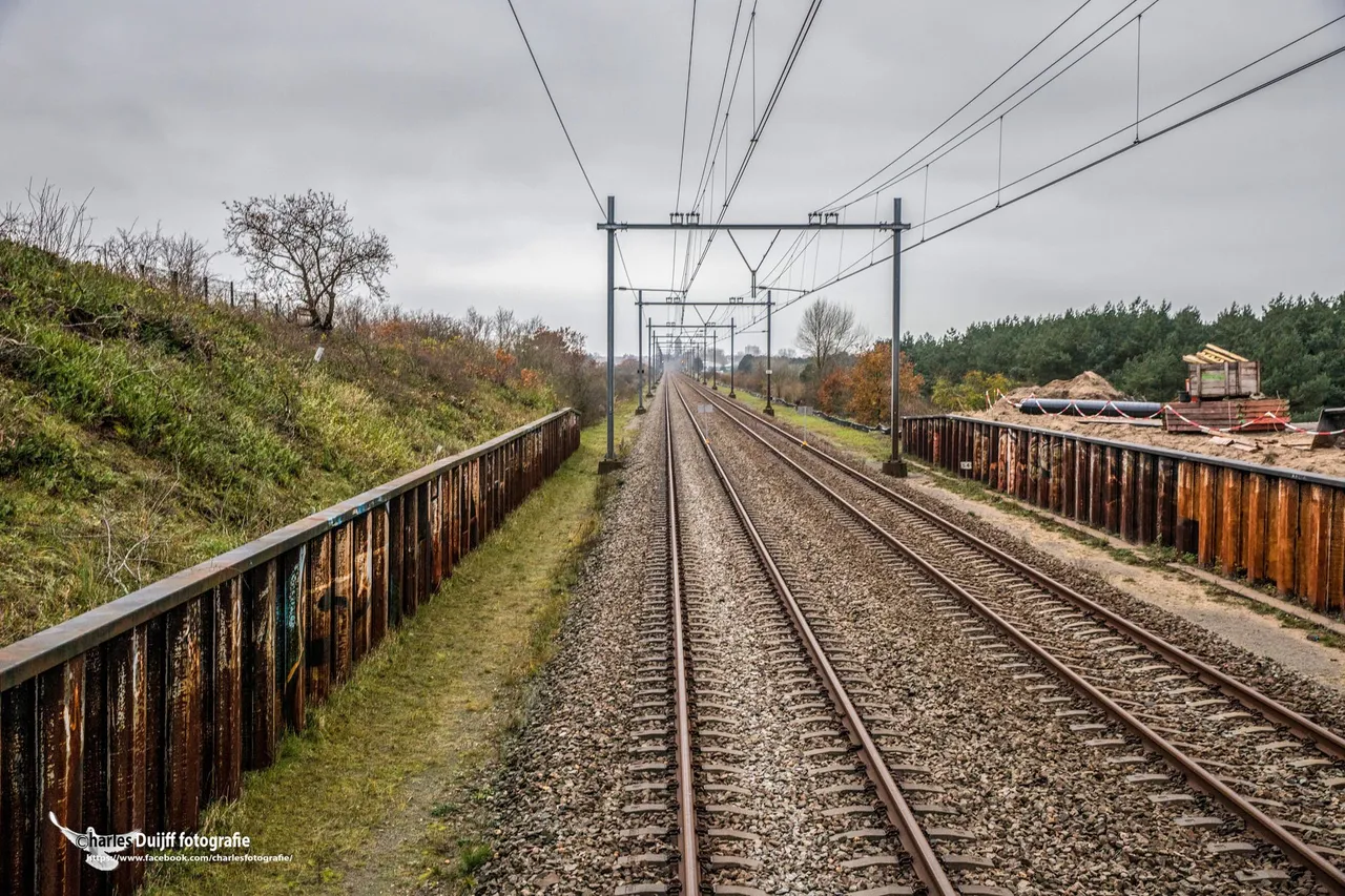 trein richting zandvoort