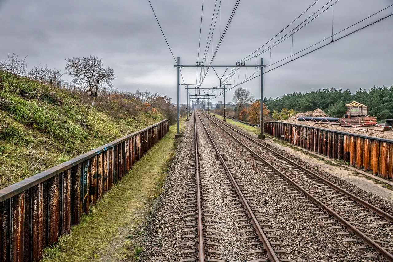 trein richting zandvoort