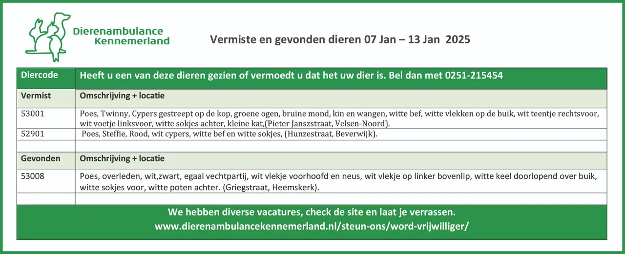 dieren 13 1 1