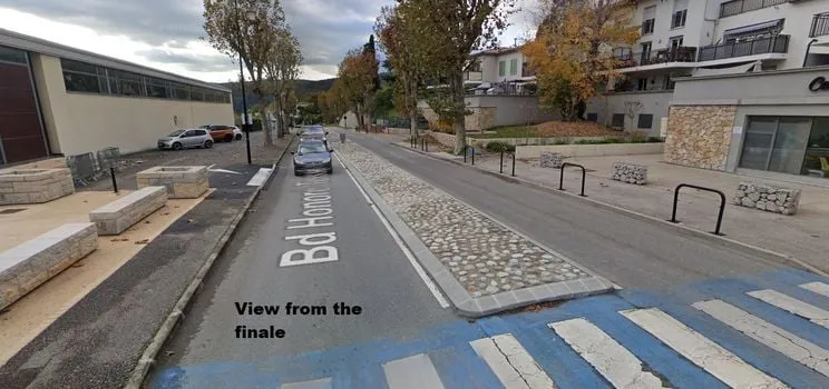 Línea de meta en la&nbsp;La Colle-sur-Loup