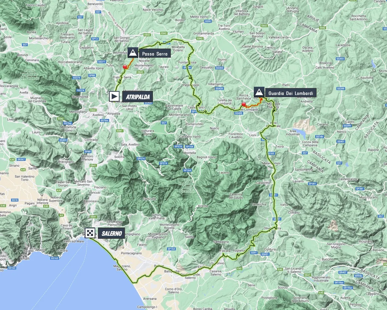 Mapa Giro de Italia 2023 etapa 5