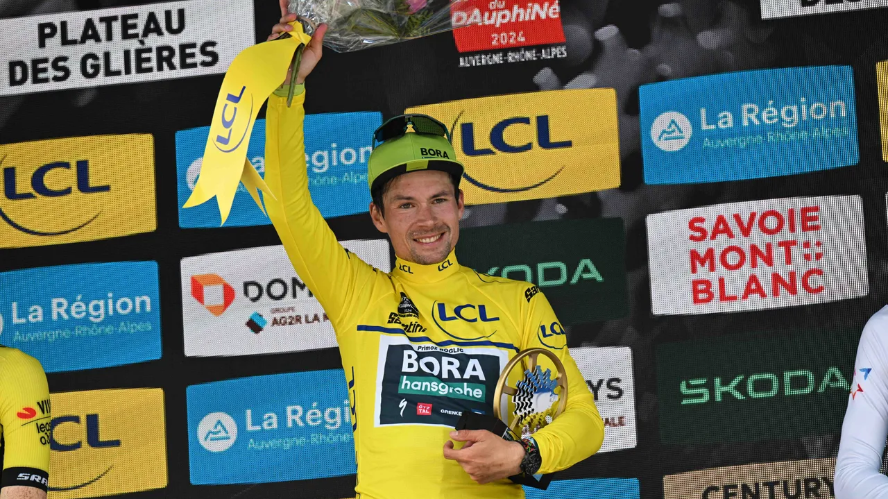 Primož Roglič gana el Critérium du Dauphiné