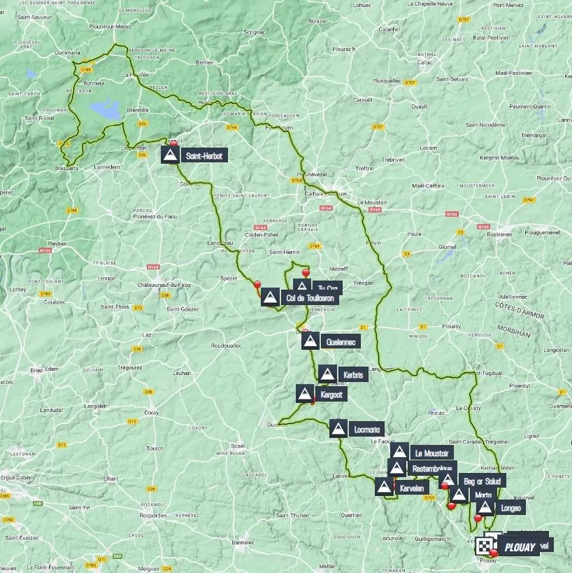 Mapa Bretagne Classic 2024