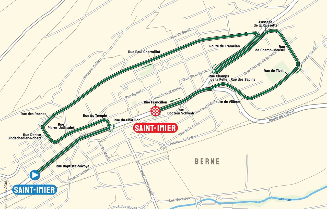 Saint-Imier - Saint-Imier (3.4 km)