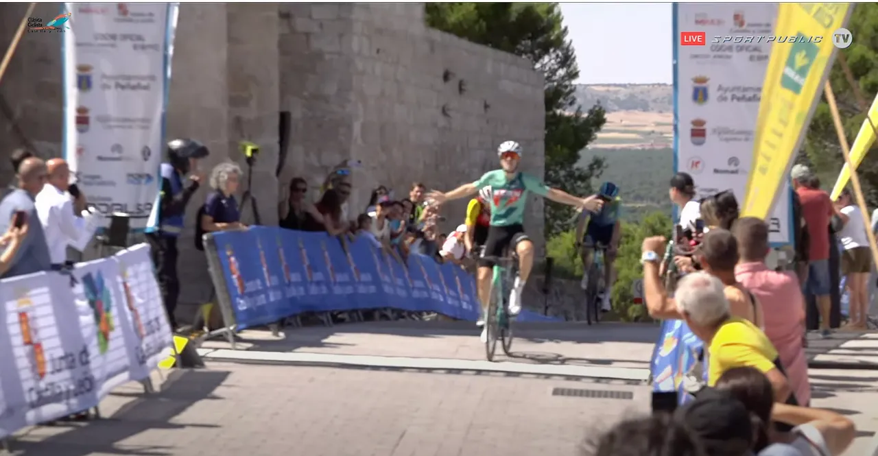 Haimar Etxeberria, ganando en Castilla y León.