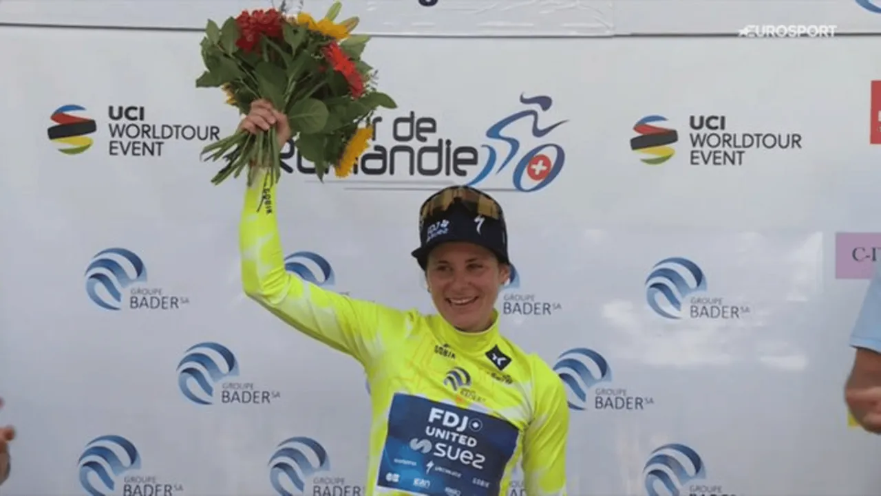 Chabbey terminó la carrera con el maillot amarillo por delante de Zigart.&nbsp;