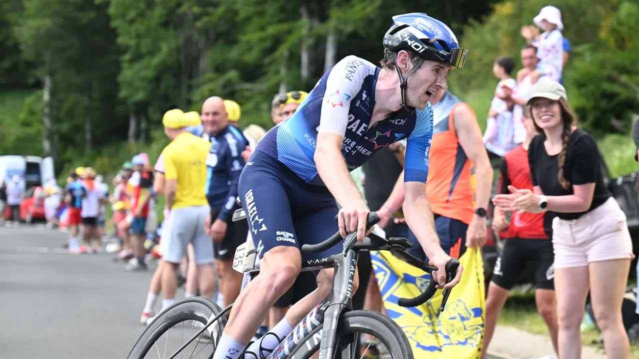 Derek Gee at the 2024 Tour de France. @Sirotti