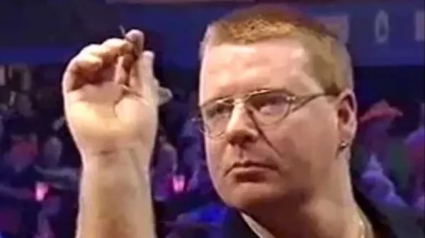 Erik Clarys in action at the BDO World Cup