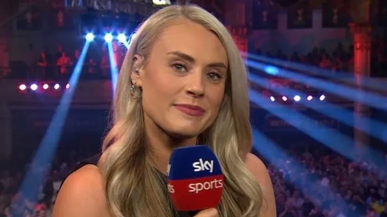 Sky Sports-Moderatorin Emma Paton wurde zum heimlichen Star des Abends