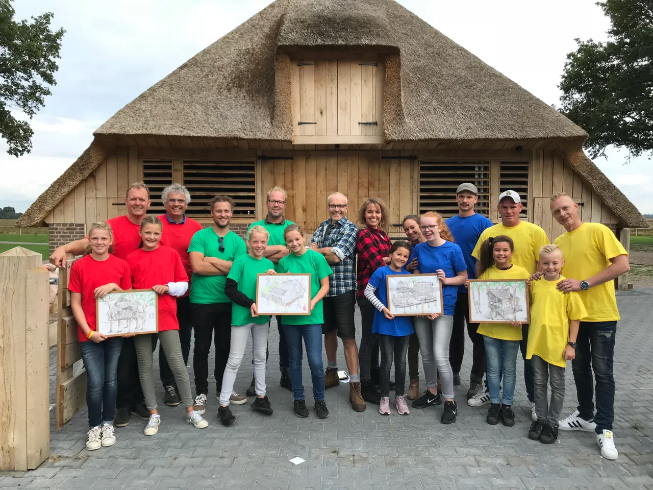 de boomhut battle 2 alle teams buiten