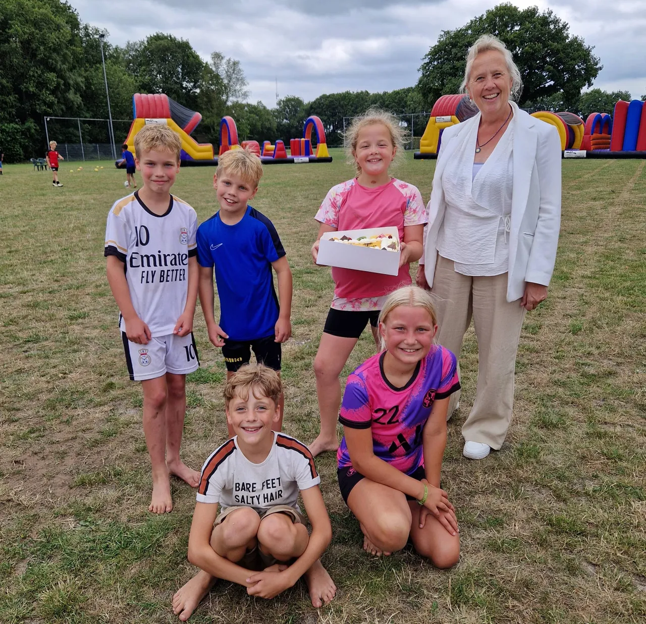 Winnaars van de jeugdzeskamp
