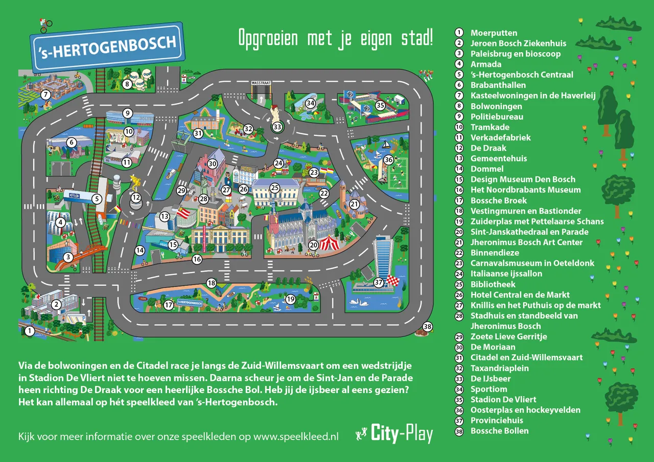 s hertogenbosch plattegrond