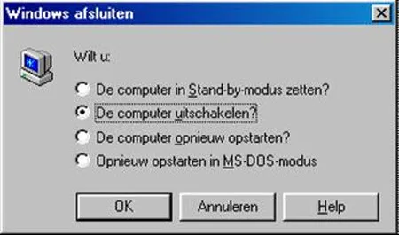 windowsscherm