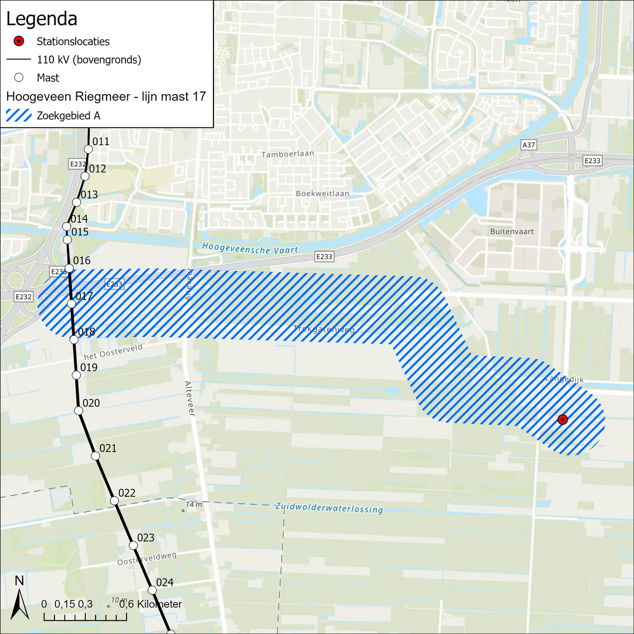 stm zoekgebied riegmeer lijn dedemsvaart