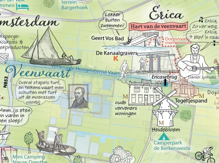 stukje van de kaart erica 1