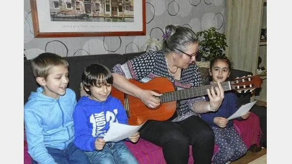 gitaar en lezen