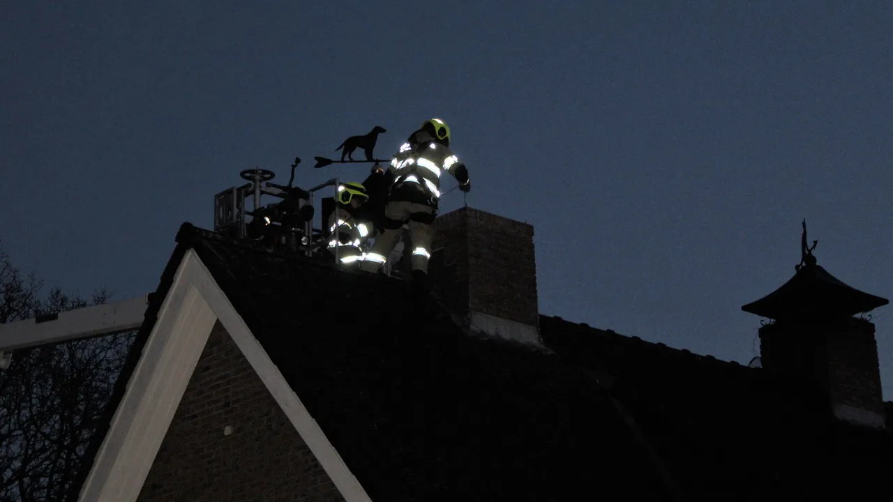 schoorsteen brand lunteren