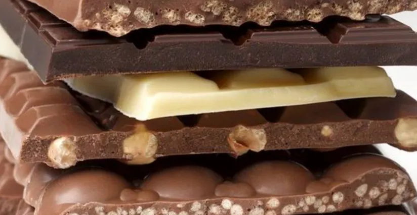 puistjes krijgen van chocolade