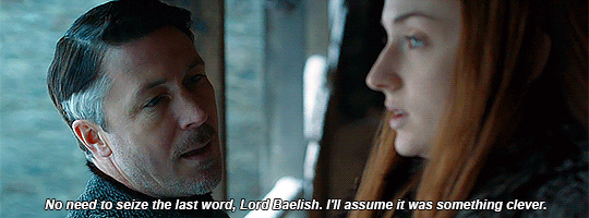 sansa niet onder indruk littlefinger