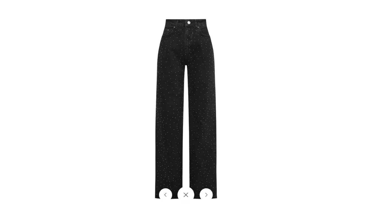 Small Diamond Bootcut Jeans