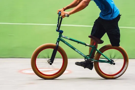 at one with his wheels