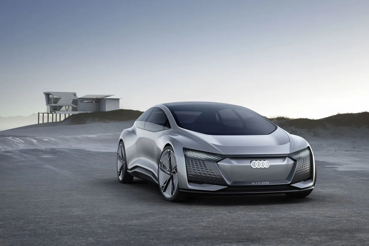 audi aicon concept grey 2017 1