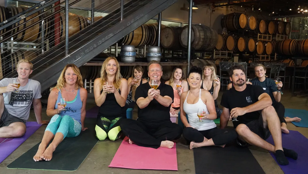 beer yoga sd