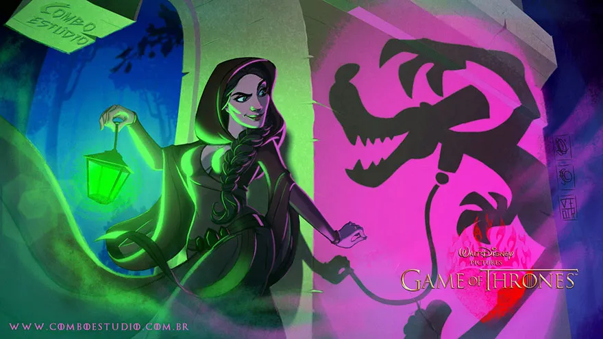 game of thrones disney style illustration combo estudio 10 5aafaa98d56ca 880