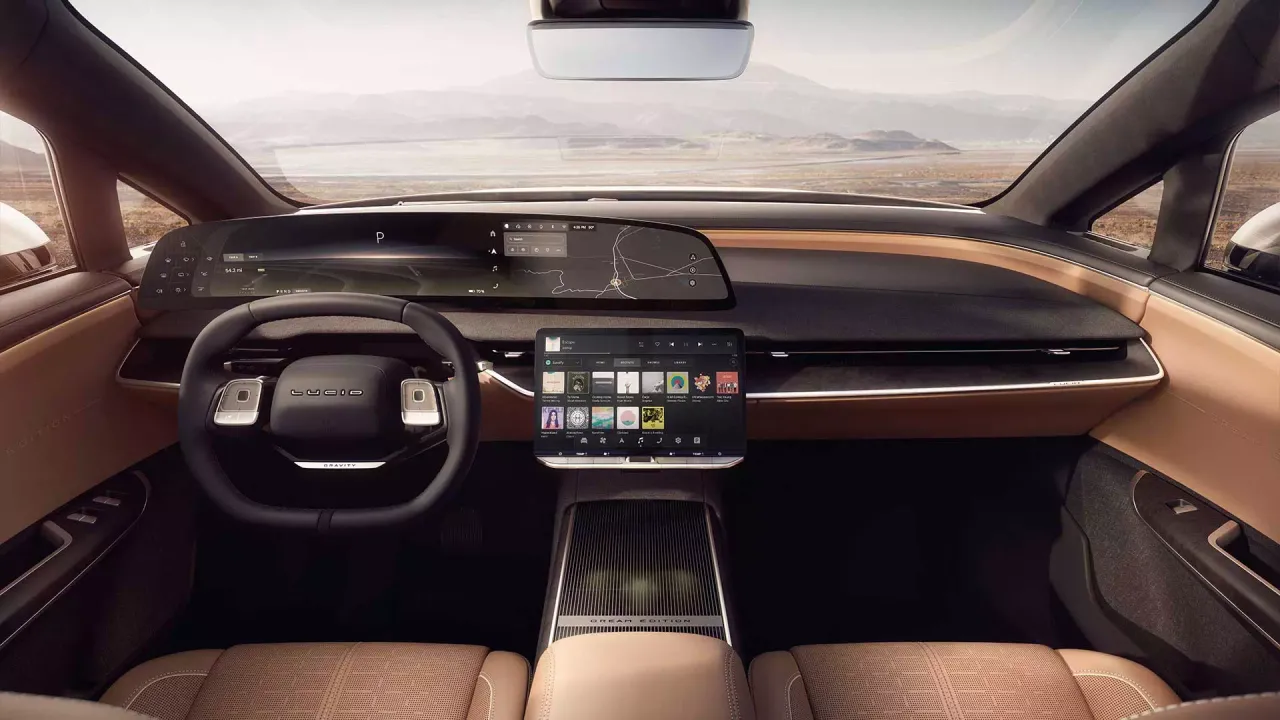 lucid gravity 2023 interieur overzichtjpg