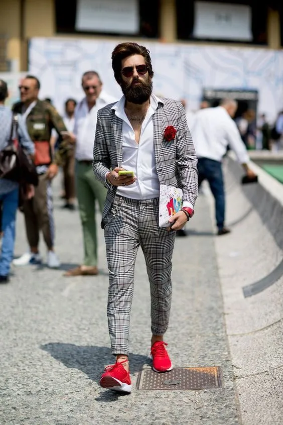 o retorno do xadrez 45 looks com a calca quadriculada