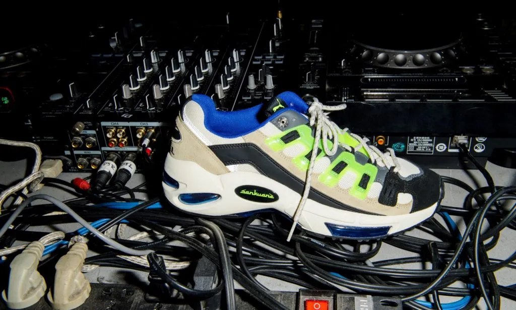 puma x sankuanz cell endura beige green 369611 01 bruut 1024x615
