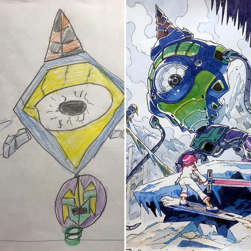 sons sketches to anime drawings thomas romain 11 5993f3684c26d 880