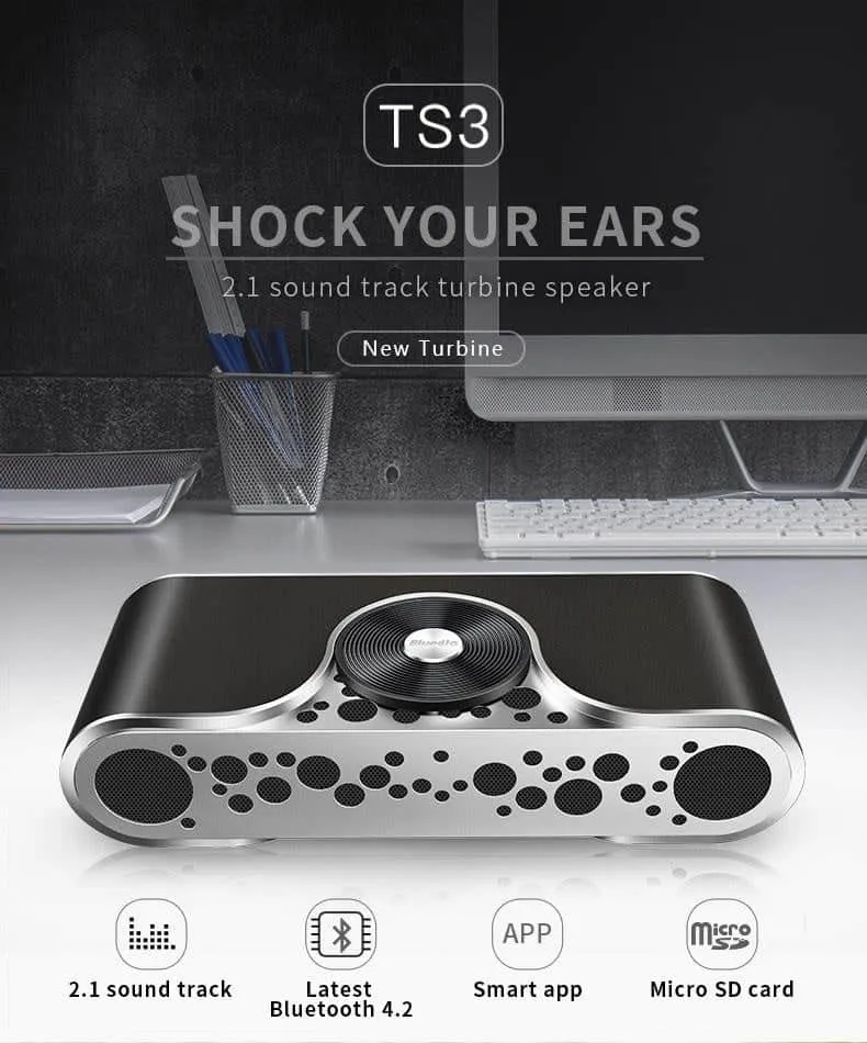 超オシャレ♪　Bluetooth スピーカー！Bluedio TS3 レビュー】超個性的スピーカーBluedio TS-3は音もしっかり楽しめる