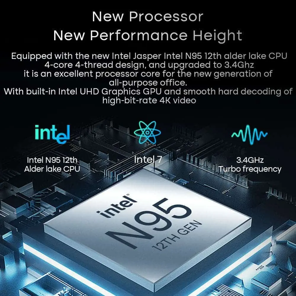 Alder Lake CPU n95 RAM16GB SSD 512GBミニpc Intel Processor Alder