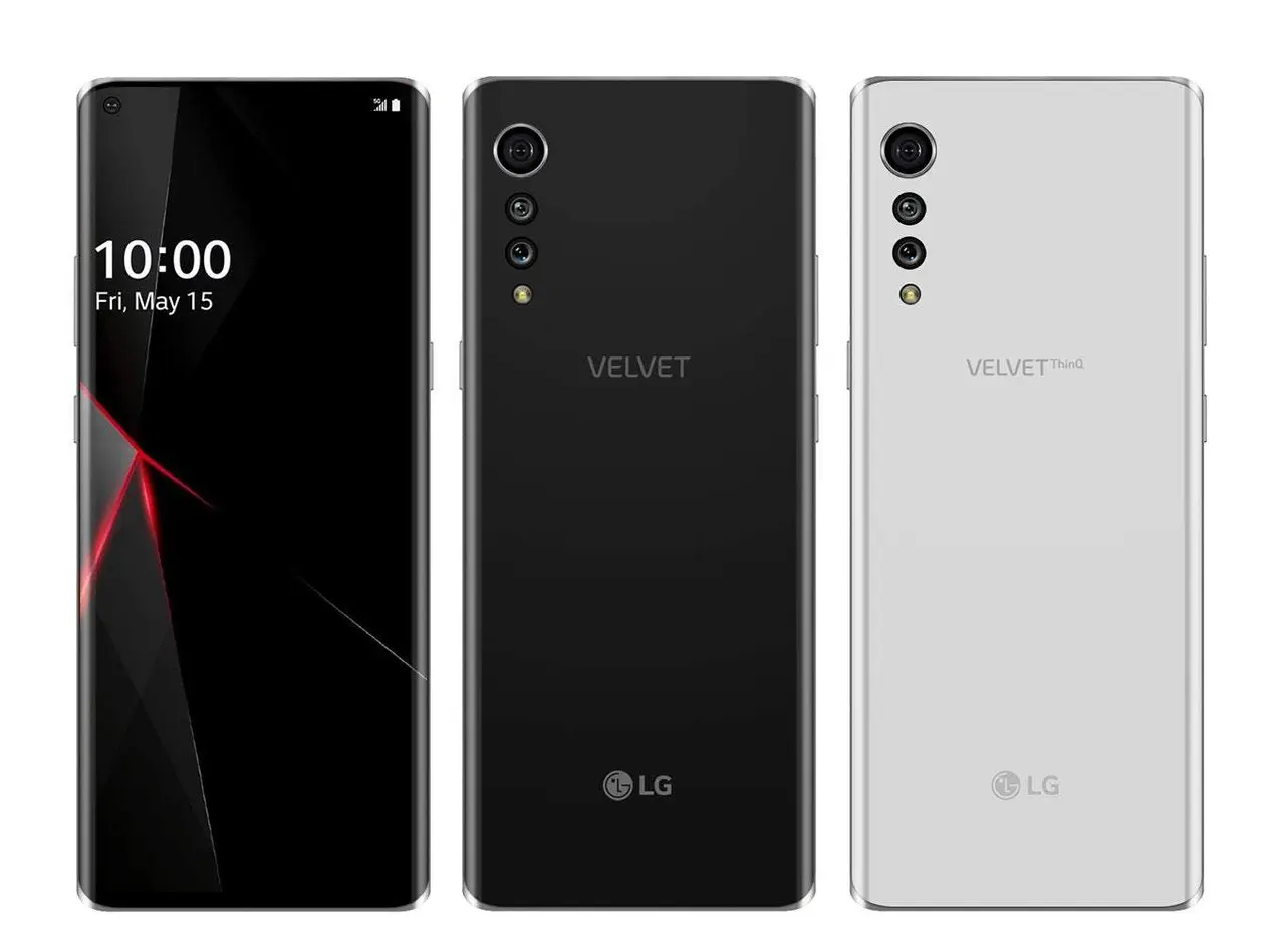 Here are the first leaked press photos of the upcoming LG Velvet